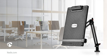 Nedis Copy Holder | Clip | Suitable for paper size: A4 | Adjustable Angle / Full Motion | Swivel angle: 360 °