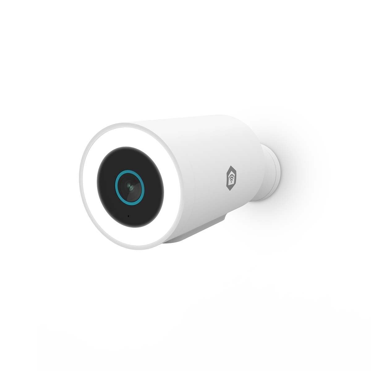 Nedis SmartLife Outdoor Camera | Spotlight | 3MP Full HD 1296p | IP65 | Cloud Storage (optional) / microSD (not included) / Onvif | 5 V DC | With motion sensor | Night vision | White
