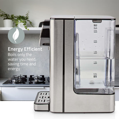Nedis KAWD310FBK Hot Water Dispenser | 2600 W | 2.7 l | Aluminium / Black