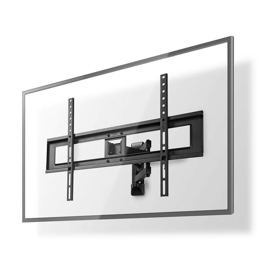 Nedis Full Motion TV Wall Mount | 37 - 70 " | Maximum supported screen weight: 25 kg | Tiltable | Rotatable | Minimum wall distance: 79 mm | Maximum wall distance: 427 mm | 3 Pivot point(s) | ABS / Steel | Black