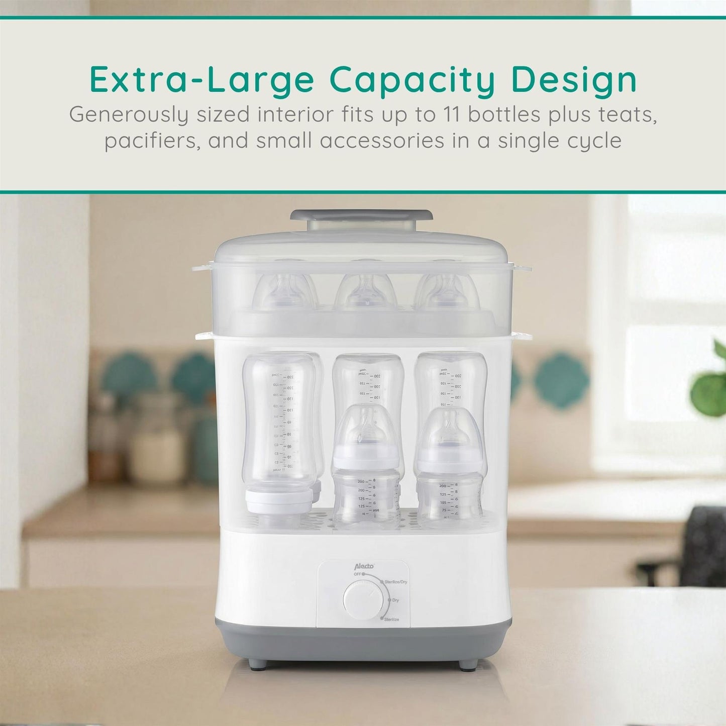 Alecto BF55 | Electric Steam Feeding Bottle Sterilizer With Drying Function