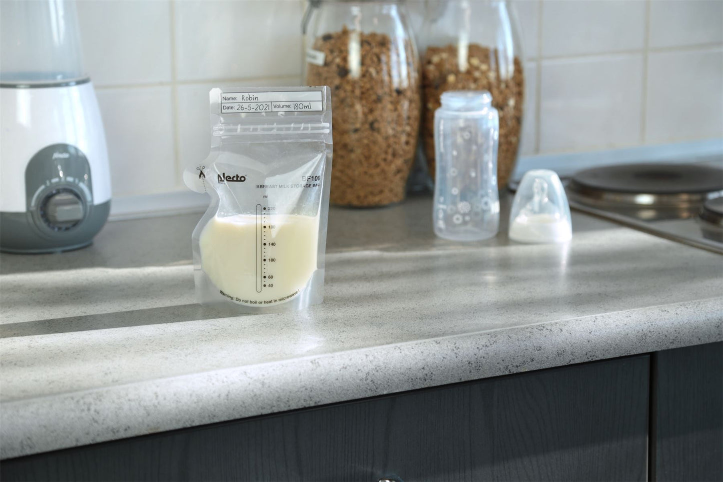 Alecto BF-100 | Breast Milk Storage Bags 220 ml | 100 pieces