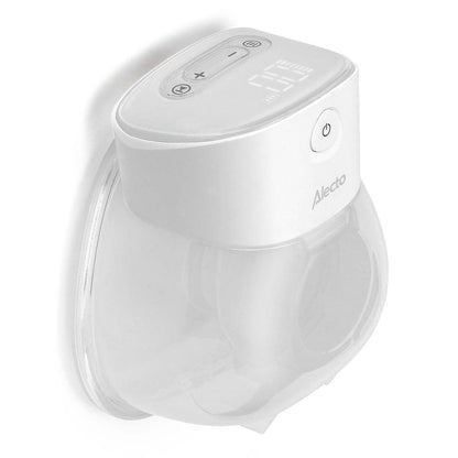 Alecto BCB50 | Alecto Electric Breast Pump Wearable, Hands-Free | Ultra Quiet 45dB Portable Pump | White