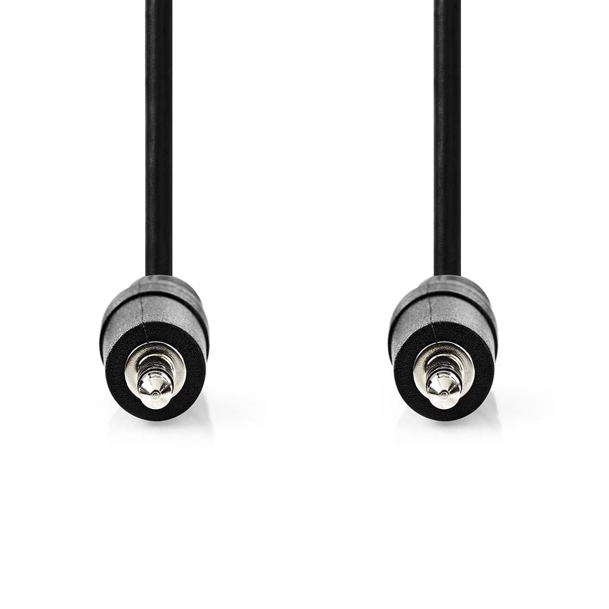 Nedis CAGL22000BK100 | Stereo Audio Cable | 3.5 mm Male | 3.5 mm Male | Nickel Plated | 10.0 m | Round | Black | Label