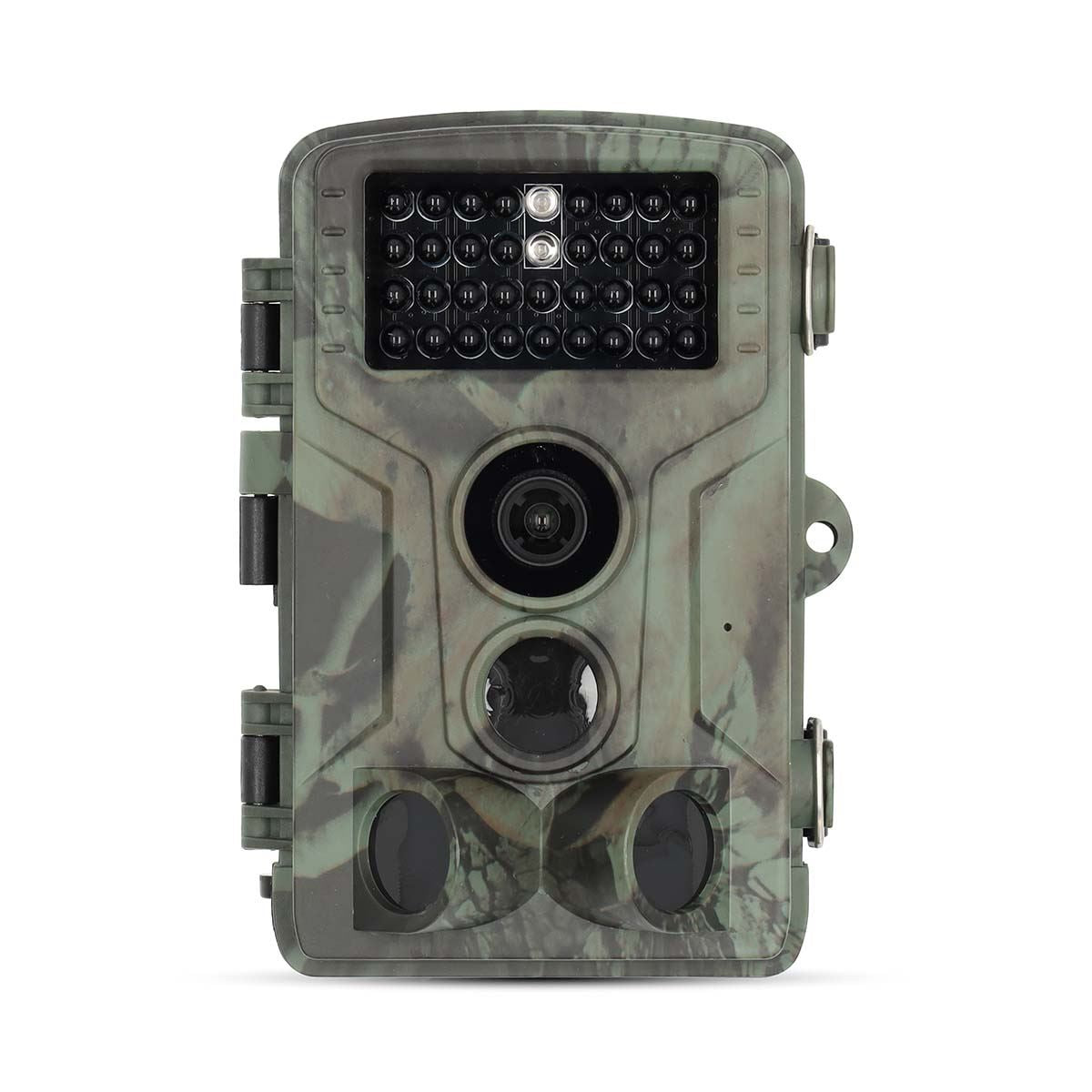 Nedis Wildlife Camera | 4K@10fps | 50 MPixel | 5 MPixel CMOS | IP65 | Black No-Glow IR | Night vision | Viewing angle: 60 ° | Motion sensor | Detection angle: 130 ° | Detection range: 20 m | Screen size: 2.4 " | LCD Screen | Brown / Green