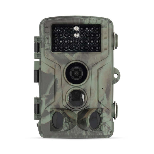 Nedis Wildlife Camera | 4K@10fps | 50 MPixel | 5 MPixel CMOS | IP65 | Black No-Glow IR | Night vision | Viewing angle: 60 ° | Motion sensor | Detection angle: 130 ° | Detection range: 20 m | Screen size: 2.4 " | LCD Screen | Brown / Green