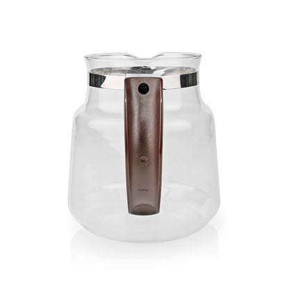 Nedis Glass Coffee Jug | Compatible with: Moccamaster K / KB/ 1 0PL / Excellent 10S | 1.2 l | Brown