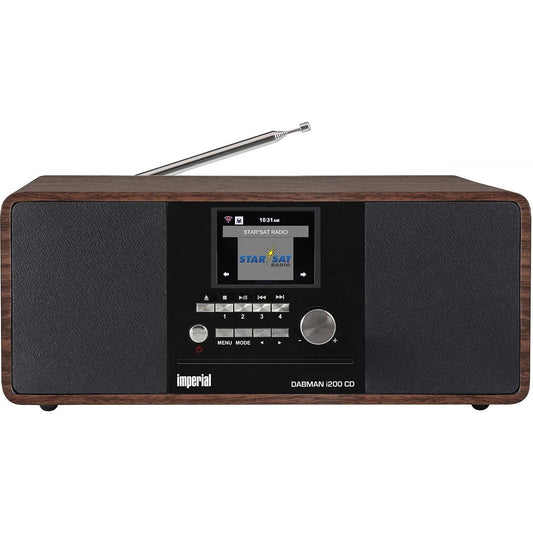 Imperial DABMAN i200 CD Multifunctional Radio DAB+ / FM / Internet / Bluetooth Wood Look