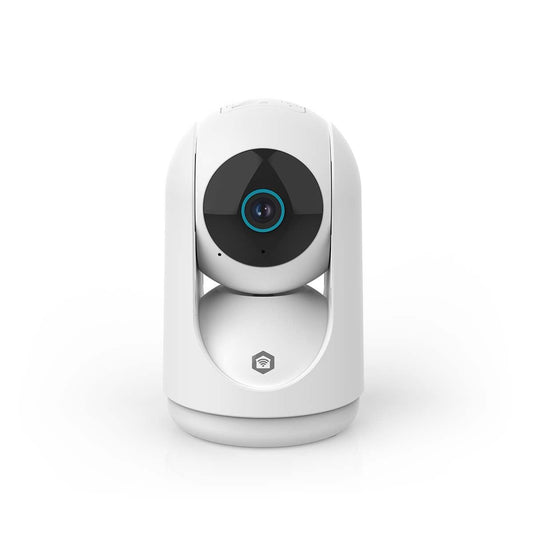 Nedis SmartLife Indoor Camera | Wi-Fi | 3MP Full HD 1296p | Pan tilt | Cloud Storage (optional) / microSD (not included) / Onvif | With motion sensor | Night vision | White
