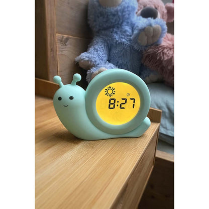 Alecto BC110GN SIMON | Sleep Trainer & Night Lamp Light / Alarm Clock - Green