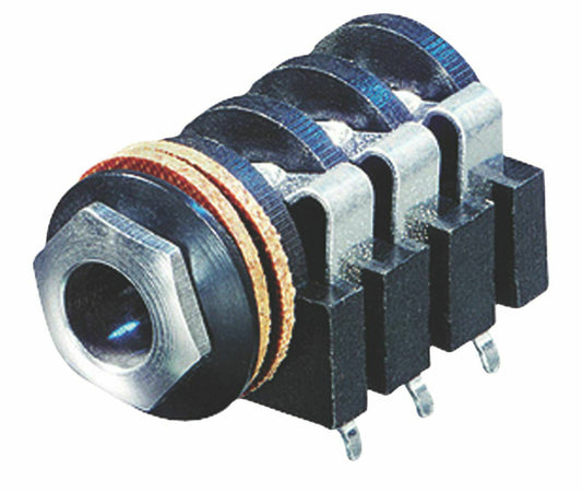 Neutrik Stereo Connector 6.35 mm Female Black