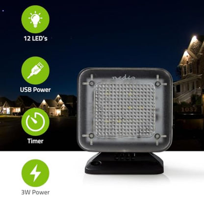 Nedis TV Simulator | USB Powered | Indoor | Black