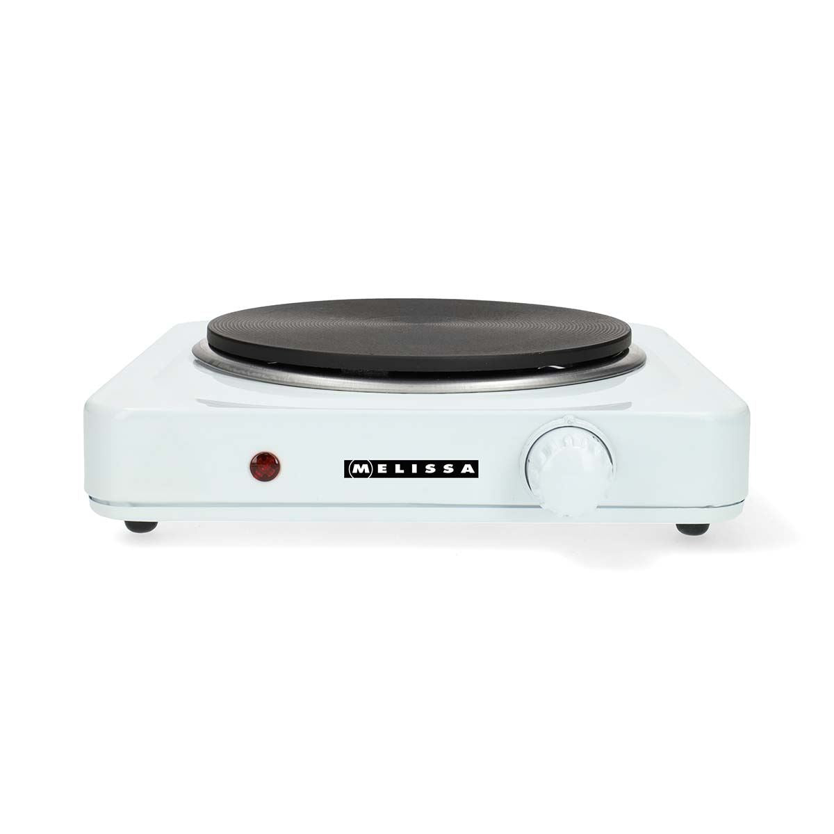 MELISSA 16350028 | Electric Hot Plate | 1500 W | Ø 18.5 cm | 6 Heat settings | Non-slip feet | White