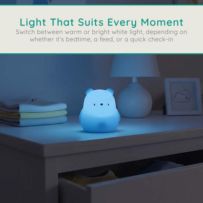 Alecto BC140BEAR | Rechargeable LED Chrildresn Night Light, Bear