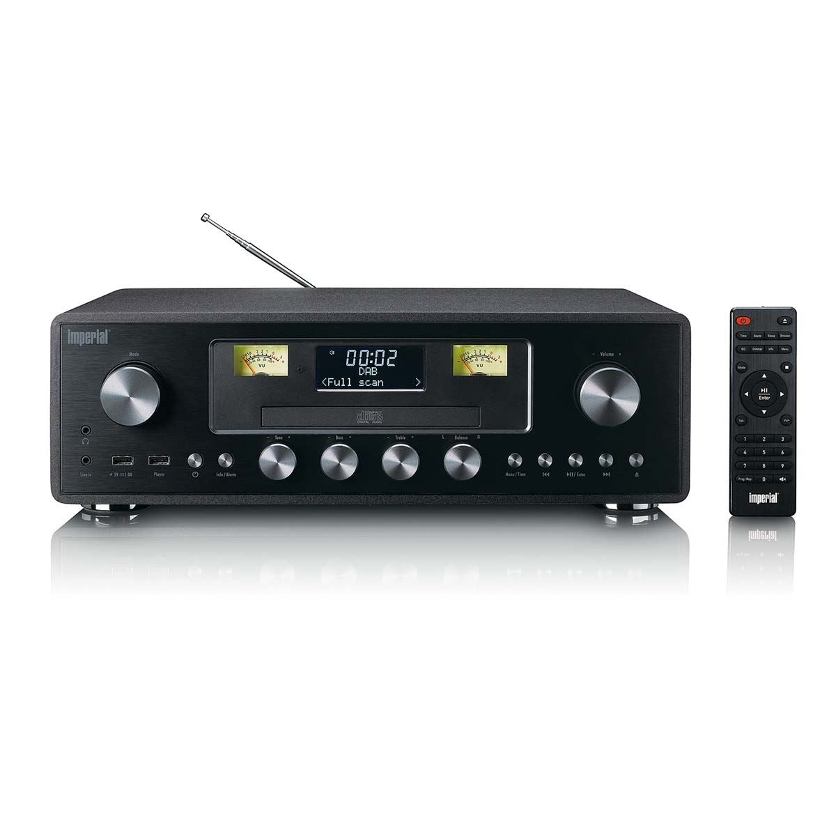 Imperial 280CDBK DAB+/FM Radio with CD Player, USB, Bluetooth and ASA function