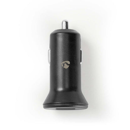 Nedis CCHAU480ABK | Car Charger | 24 W | 2x 2.4 A | Number of outputs: 2 | Port type: 2x USB-A | | Single Voltage Output