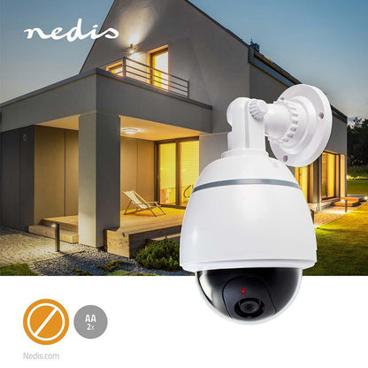 Nedis Dummy Security Camera | Dome | Battery Powered | Indoor | White