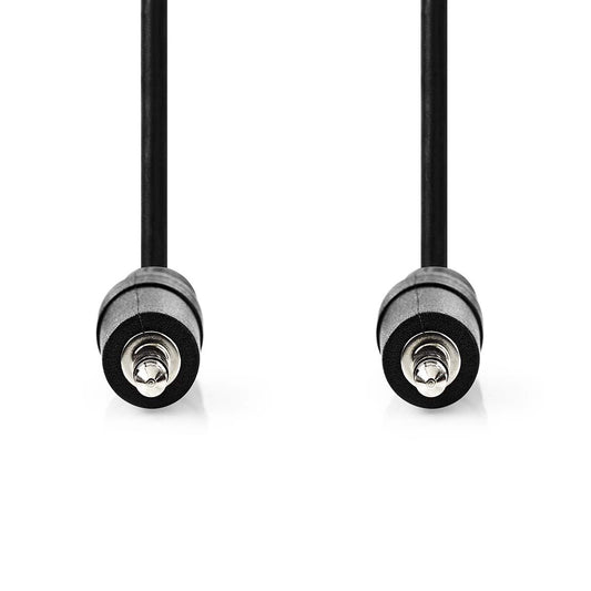 Nedis Stereo Audio Cable | 3.5 mm Male | 3.5 mm Male | Nickel Plated | 1.50 m | Round | Black | Box