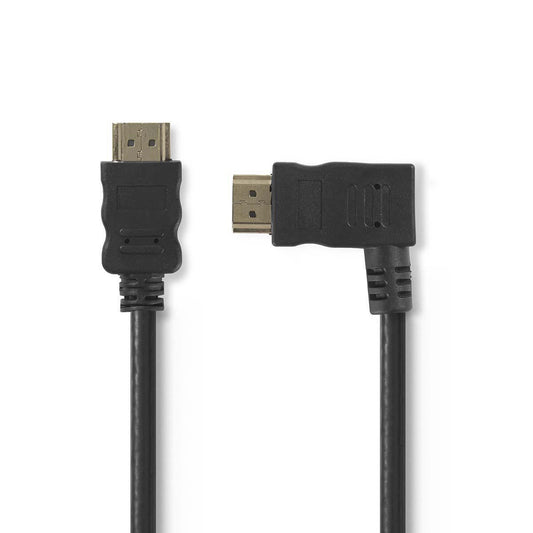 Nedis High Speed HDMI™ Cable with Ethernet | HDMI™ Connector | HDMI™ Connector | 4K@30Hz | 10.2 Gbps | 1.50 m | Round | PVC | Black | Blister