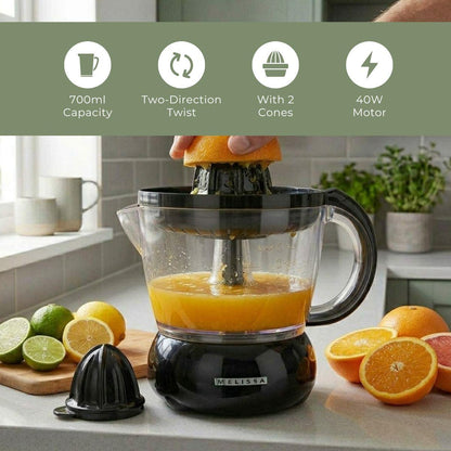 MELISSA Citrus Press | 40 W | 0.7 L l Black