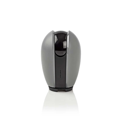 Nedis SmartLife Indoor Camera | Wi-Fi | Full HD 1080p | Pan tilt | Cloud Storage (optional) / microSD (not included) | With motion sensor | Night vision | Dark Grey / White