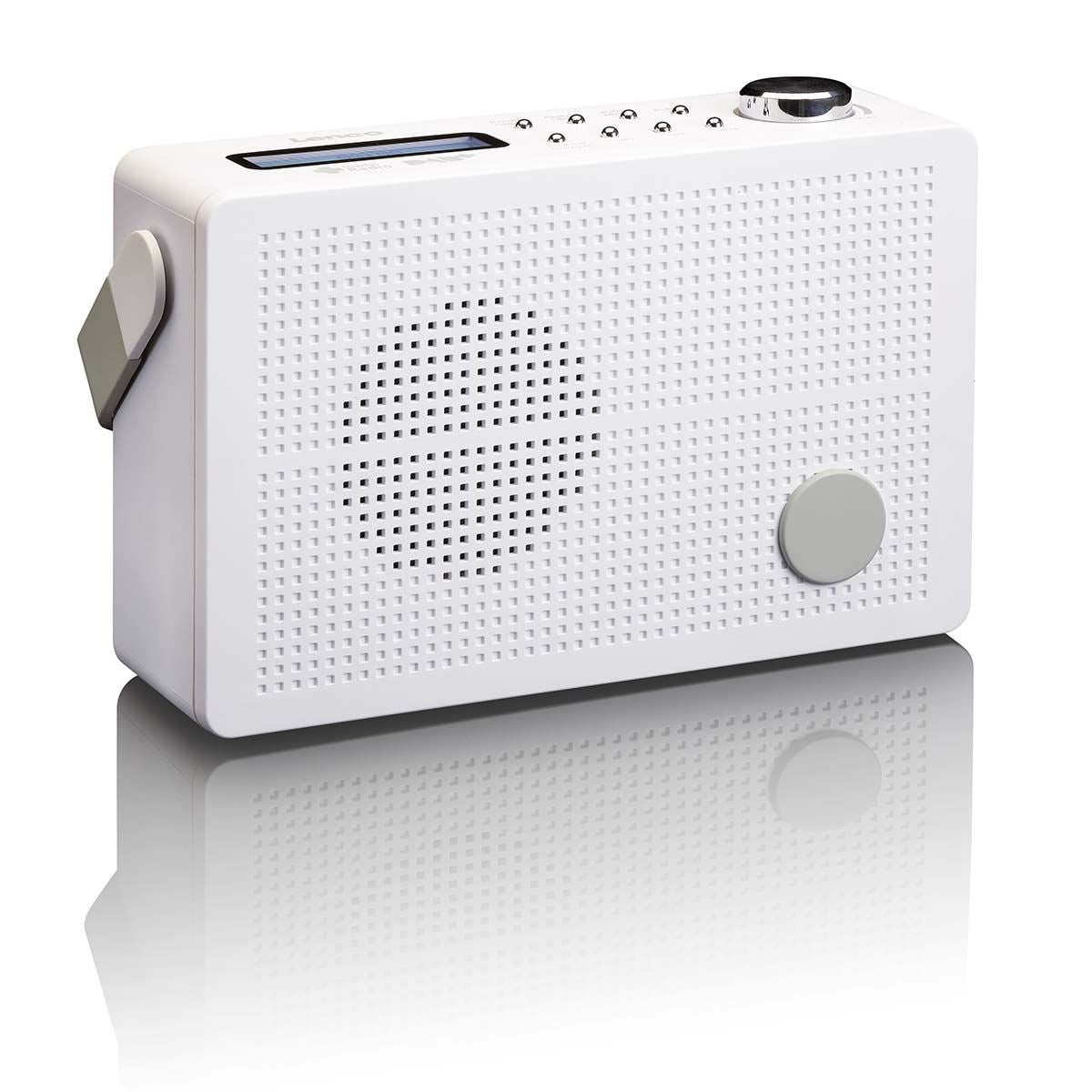 Lenco PDR-030WH | Portable DAB+ FM Radio with Alarm | White