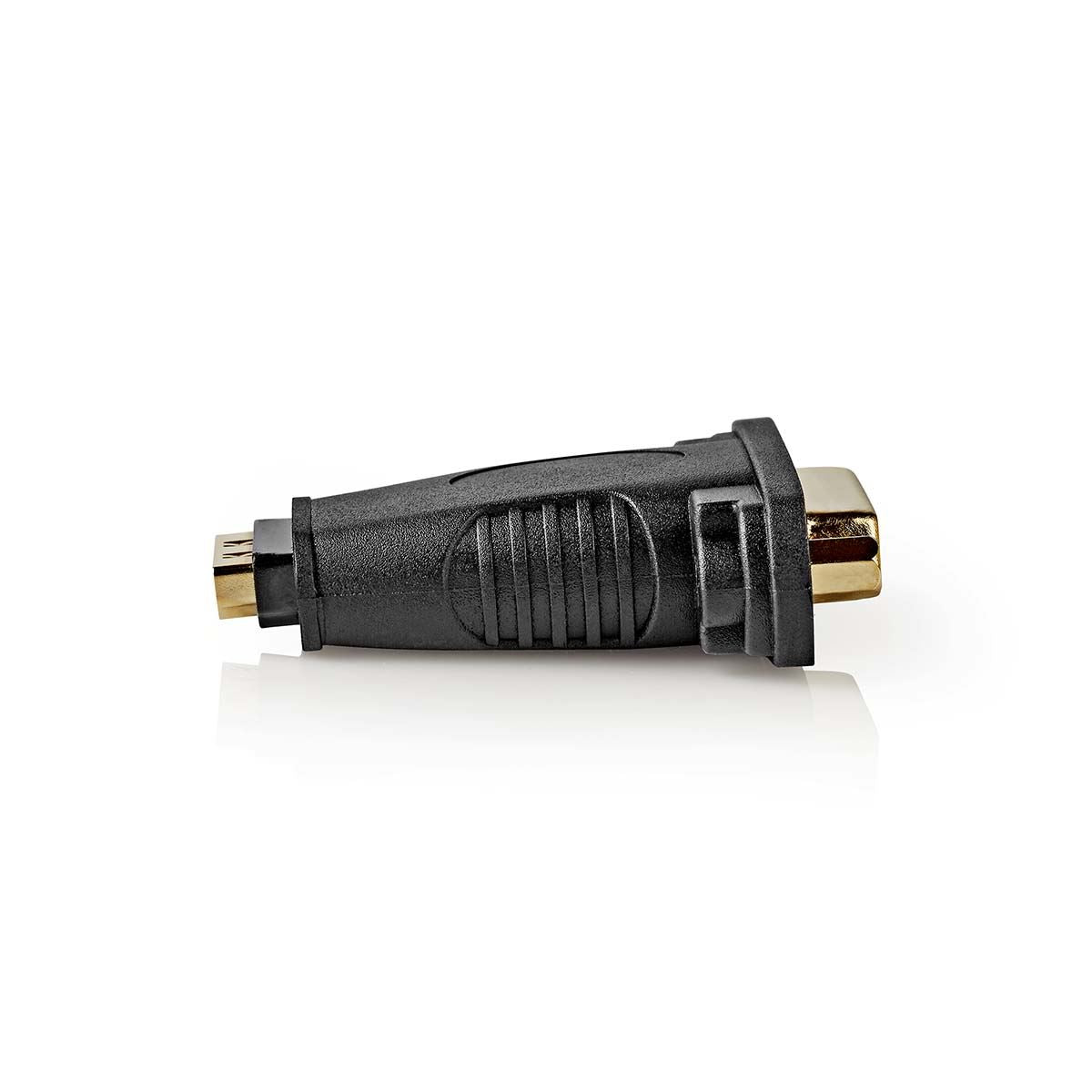 Nedis HDMI™ Adapter | HDMI™ Input | DVI-D 24+1-Pin Female | Nickel Plated | Straight | ABS | Black | 1 pcs | Box