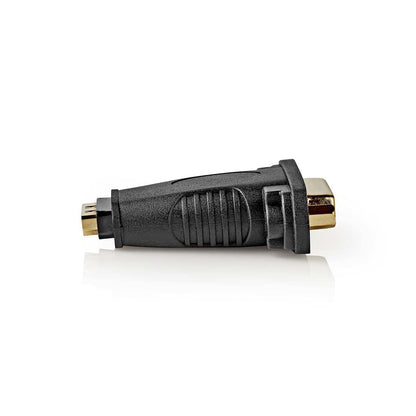 Nedis HDMI™ Adapter | HDMI™ Input | DVI-D 24+1-Pin Female | Nickel Plated | Straight | ABS | Black | 1 pcs | Box