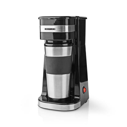 Butler Single-Serve Coffee Maker | 0.4 l | 750 W | Insulated Travel Mug/Cup | Auto shut-off | Black / Silver