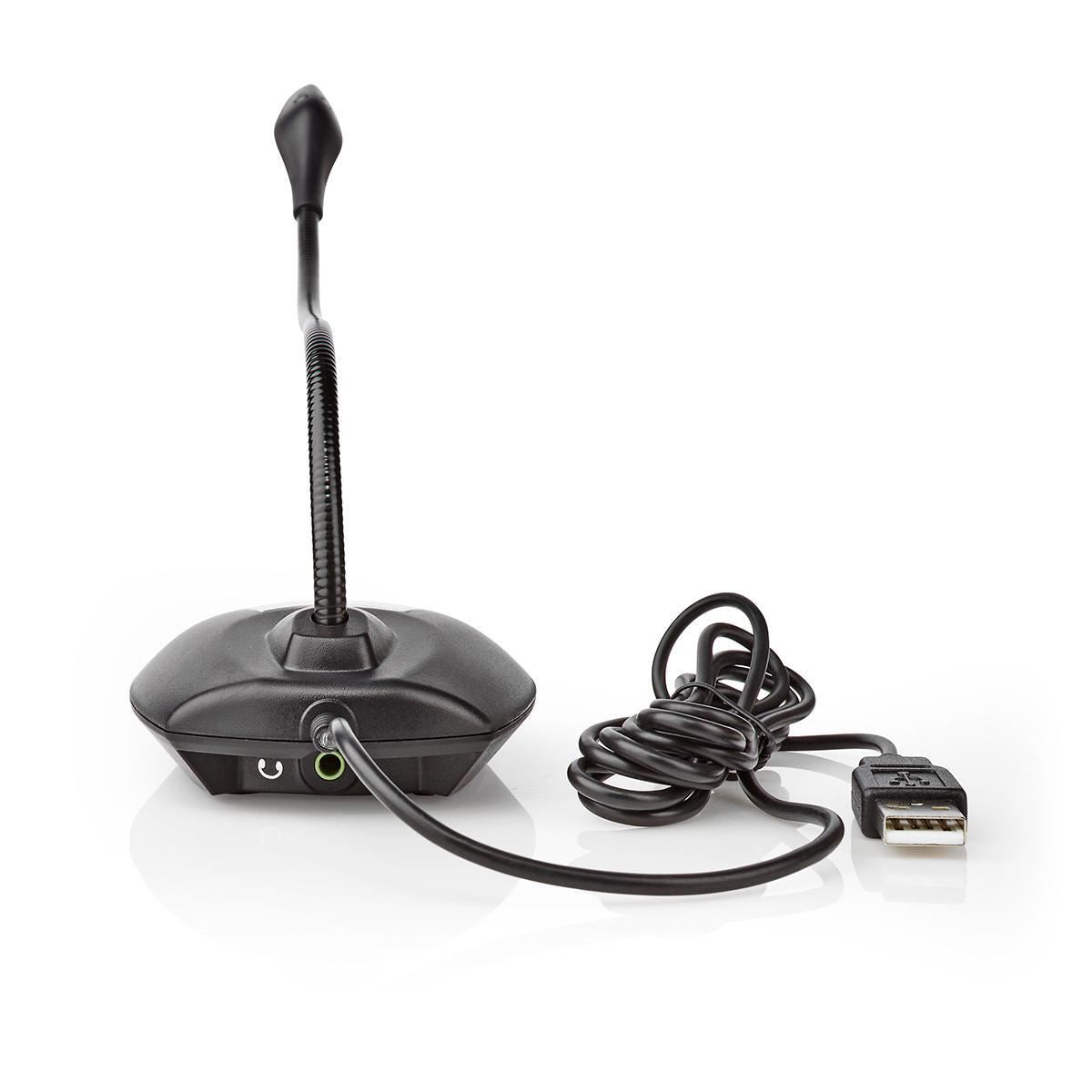 Nedis Microphone | Used for: Desktop / Notebook | Wired | USB-A Male | On/Off switch | Headphone output | CS33700