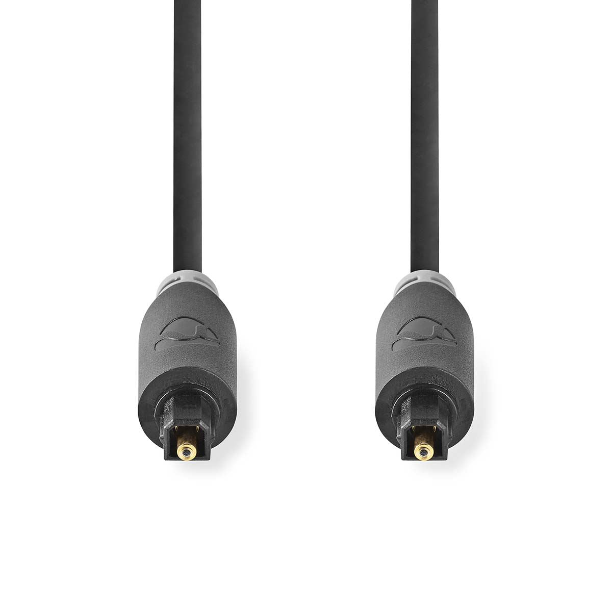 Nedis Optical Audio Cable | TosLink Male | TosLink Male | 2.00 m | Round | PVC | Anthracite | Box