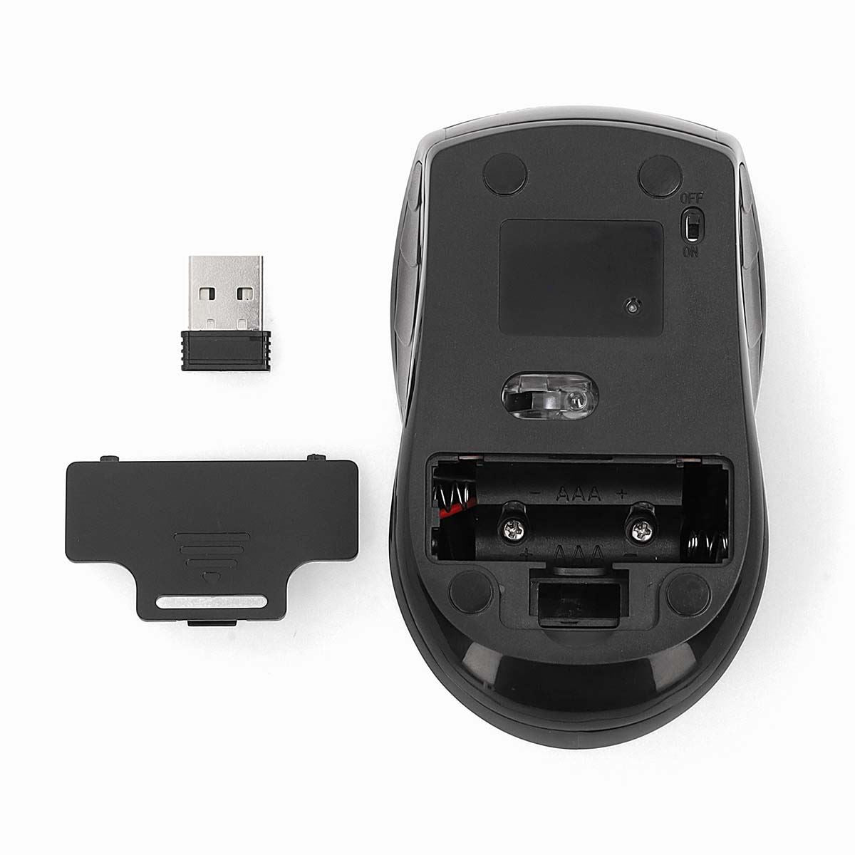 Nedis Mouse | Wireless | 800 / 1200 / 1600 dpi | Adjustable DPI | Number of buttons: 4 | Both Handed