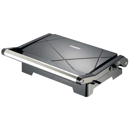 MELISSA Panini grill and contact grill with non-stick coating and overheating protection 1000W Black