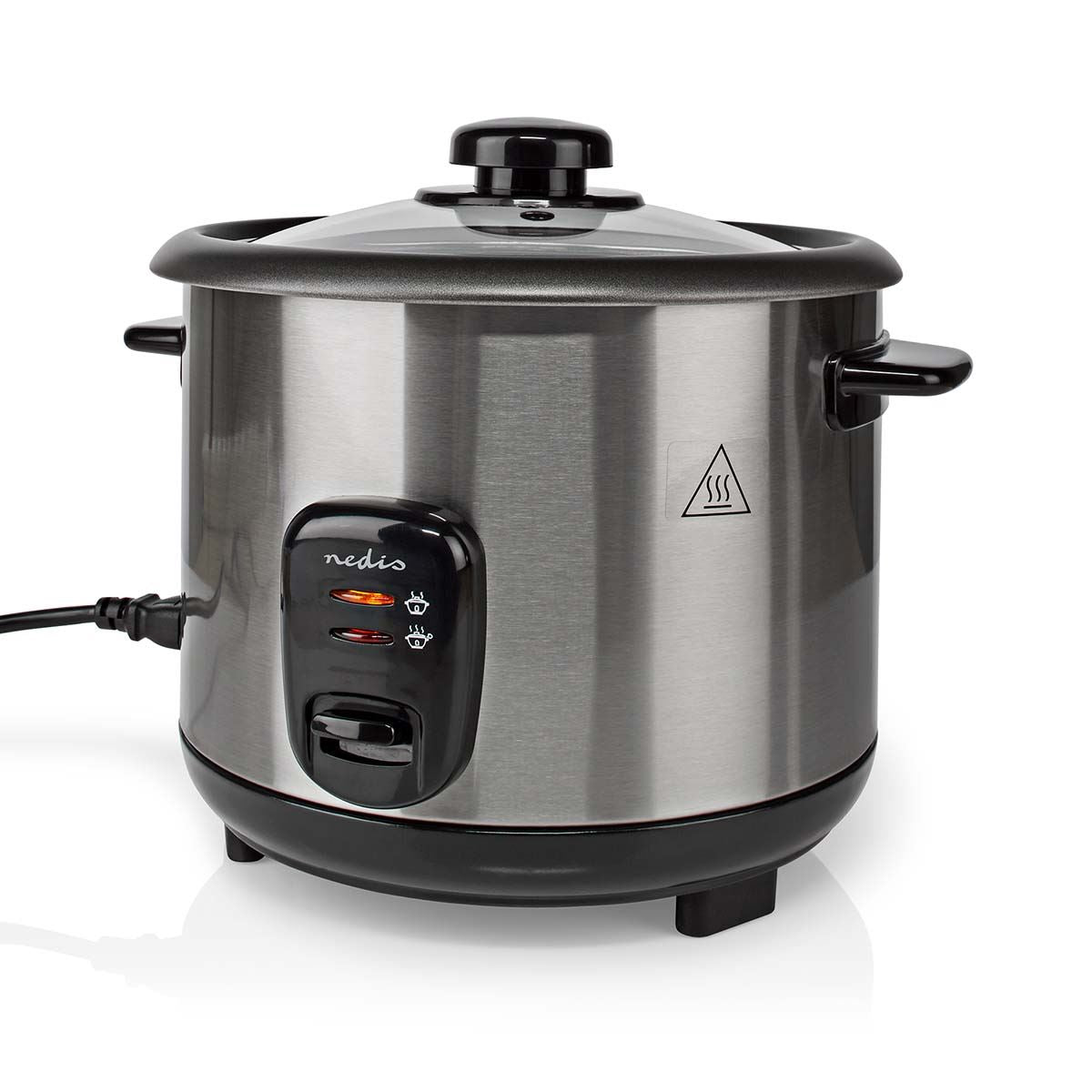Nedis Rice Cooker | 1.5 l | 500 W | Non stick coating | Removable bowl | Auto shut-off
