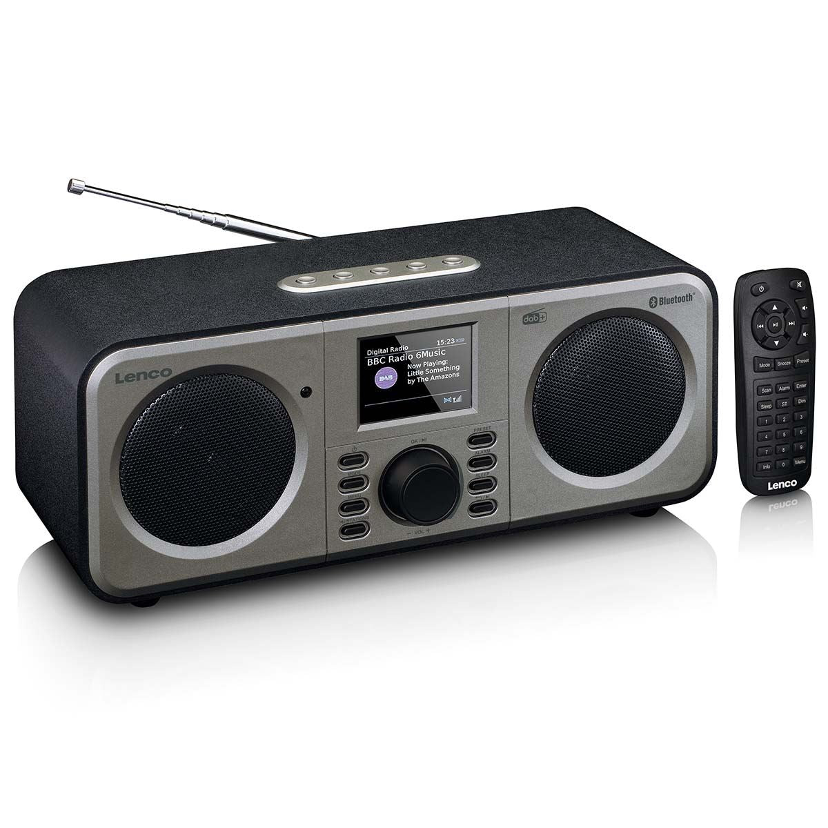 Lenco Stereo DAB+ FM Radio with Bluetooth®  - Black