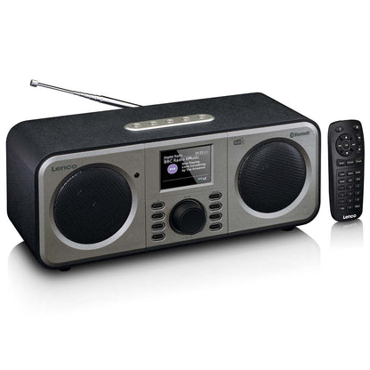 Lenco Stereo DAB+ FM Radio with Bluetooth®  - Black