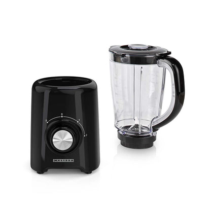 MELISSA 16180134 | Blender | 800 W | 2 Speeds + pulse | 4 Stainless steel blades | 1.5L Plastic jug | Black