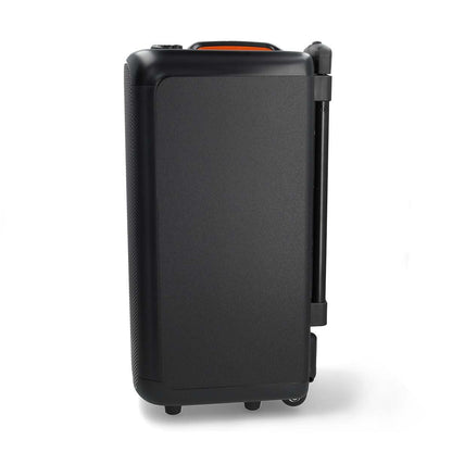 Nedis Bluetooth® Party Speaker | Maximum battery play time: 5 hrs | 240 W | Carrying handle | Party lights | Equalizer | Black / Orange