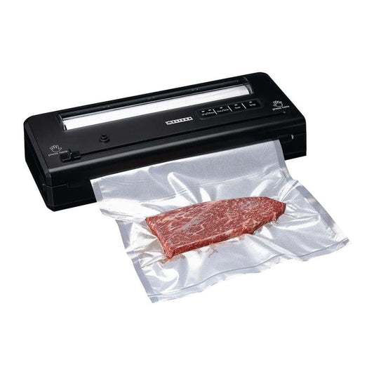 MELISSA Vacuum sealer | 110w | with Integrated Roll Holder |Built-in Cutter | Black