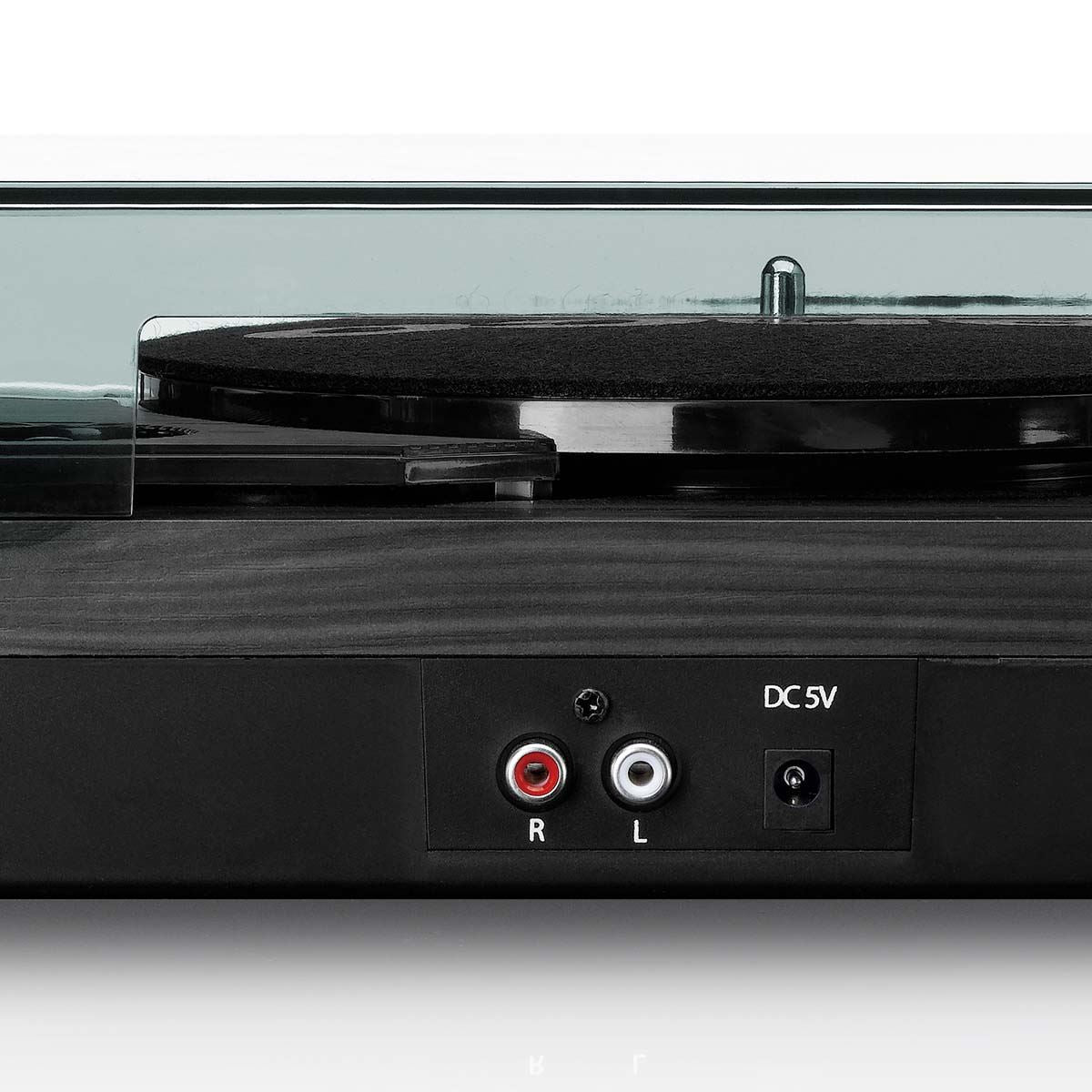 Lenco LS-10BK | Wood turntable with built-in speakers black