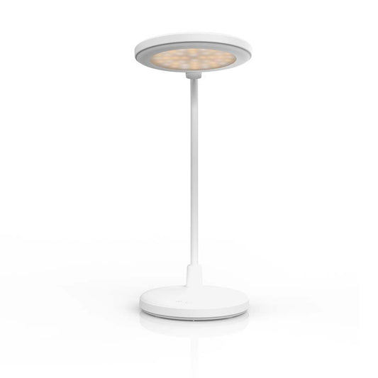 Nedis LTLRM11WT | LED Desk Lamp | Dimmable | Integrated Mirror | 3 Light Modes | 100 lm | Rechargeable | Touch Function | White