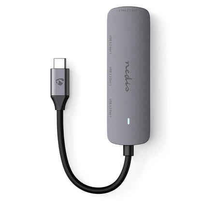 Nedis USB Hub | 1x USB-C™ | 4x USB A Female | 4 port(s) | USB 3.2 Gen 1 | USB Powered | 5 Gbps