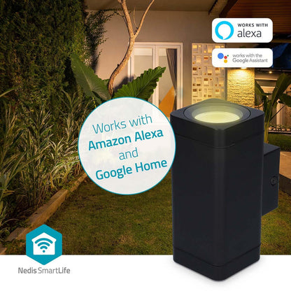 Nedis Smartlife Outdoor Light | 760 lm | Bluetooth® | 8.5 W | Warm to Cool White | 2700 - 6500 K | ABS | Android™ / IOS