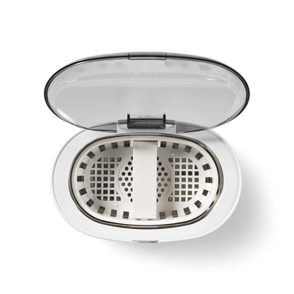 Nedis Ultrasonic Jewellery Cleaner | Mains Powered | 230 V AC 50 Hz | Euro / Type-C (CEE 7/16) | White | Plastic