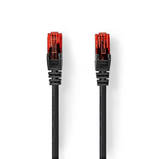Nedis CAT6 Network Cable | RJ45 Male | RJ45 Male | U/UTP | 20.0 m | Outdoor | Round | PVC | Black | Box
