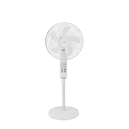 Nedis SmartLife Fan | Wi-Fi | 400 mm | Adjustable height | Rotates automatically | 3-Speed | Timer | Remote control | Android™ / IOS | White