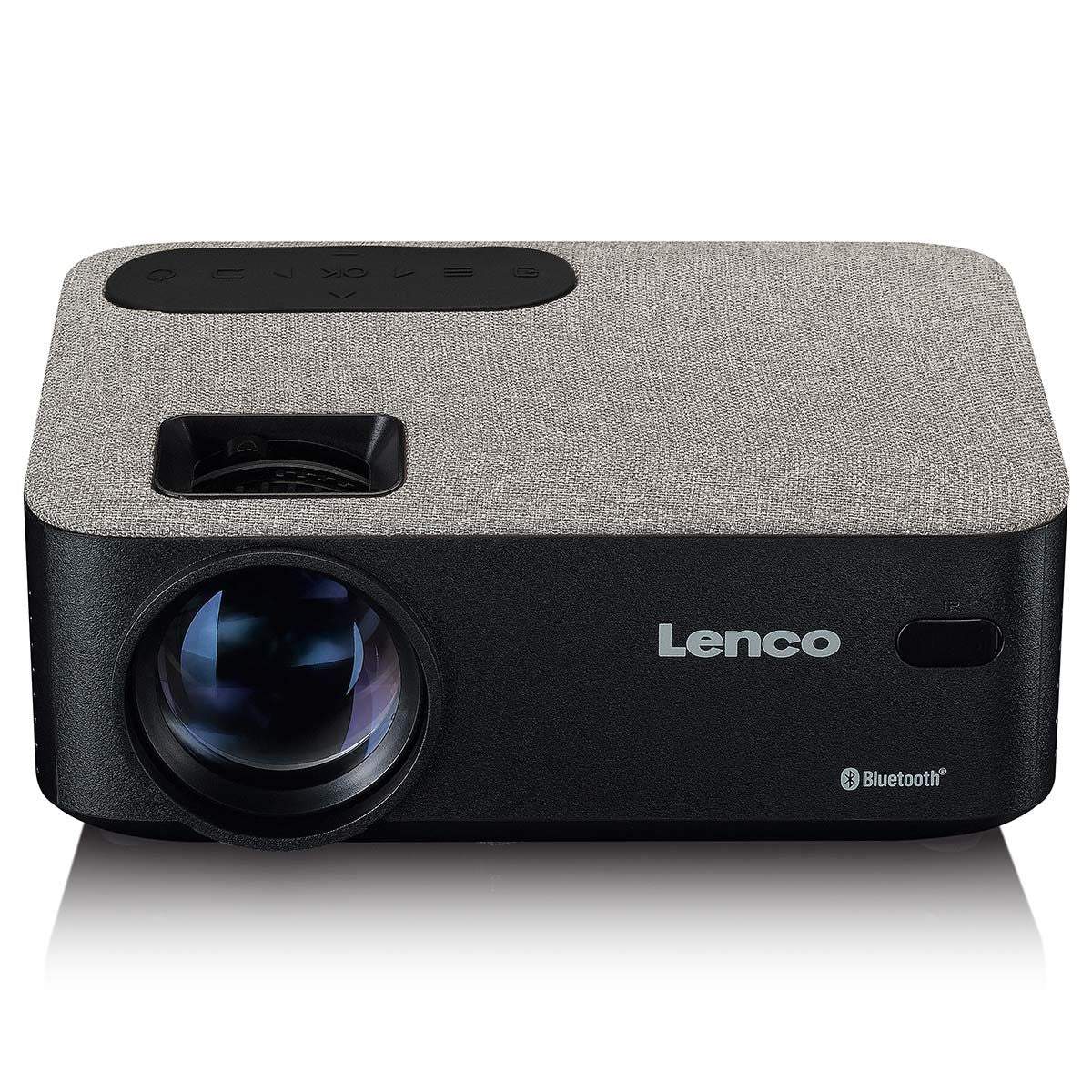 Lenco HD 720P LCD Projector with Bluetooth Grey