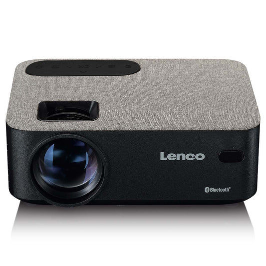 Lenco HD 720P LCD Projector with Bluetooth Grey