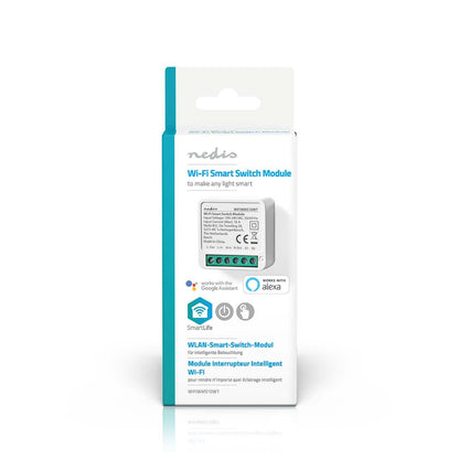 Nedis SmartLife Power Switch | Wi-Fi | 3680 W | Terminal Connection | App available for: Android™ / IOS