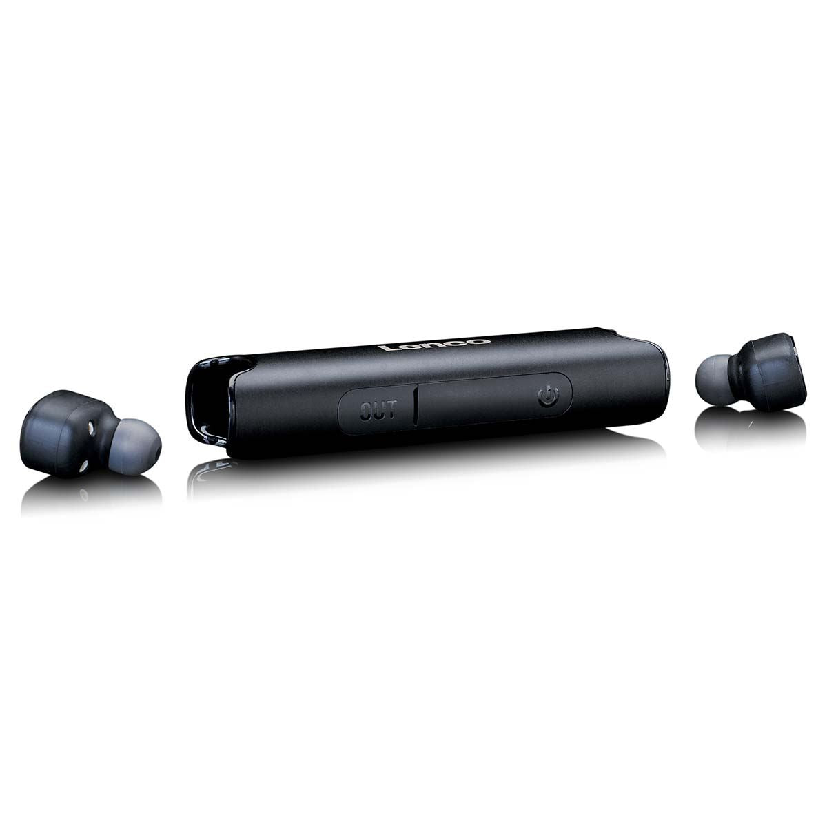 Lenco EPB-440BK | TWS Bluetooth® | Rechargable In-Ear Earphones | Black